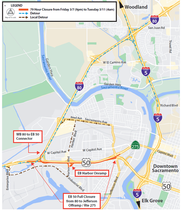 79 hour closure project for march
