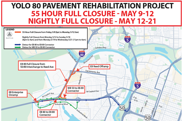 Yolo 80 pavement rehab project may 9-21