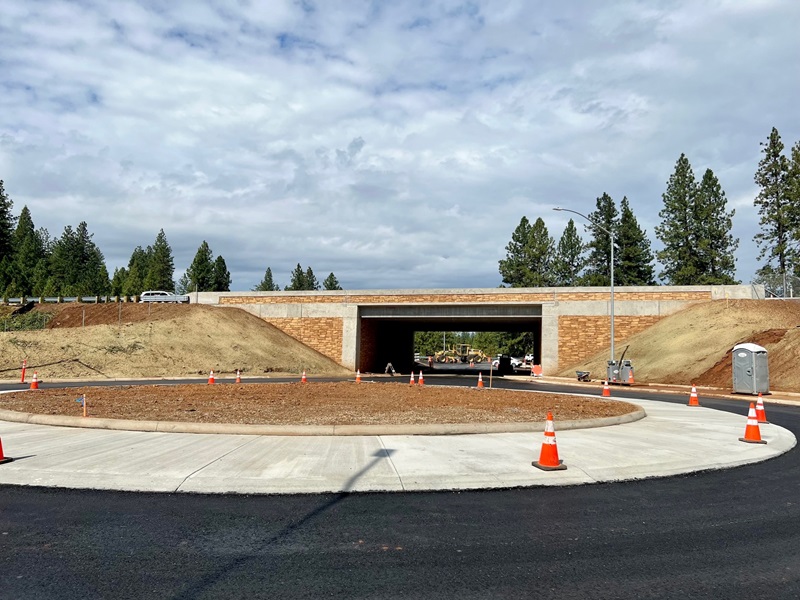 Photo of the undercrossing and Pondorado Undercrossing on the U.S. Highway 50 Camino Safety Project