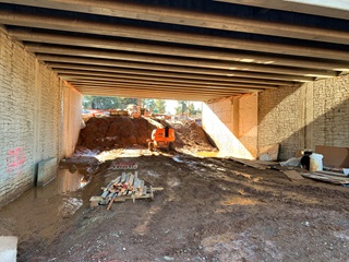 Image of underpass that is part of U.S. Highway 50 Camino safety project