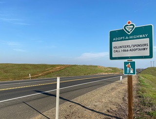 Image of Adopt-A-Highway road sign