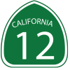State Route 12 sign