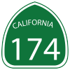 State Route 174 sign