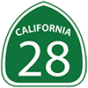 State Route 28 Sign