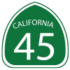 State Route 45 sign