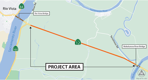 SR 12 project color map