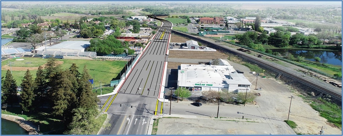 Street View of SR 70 in downtown Marysville 
