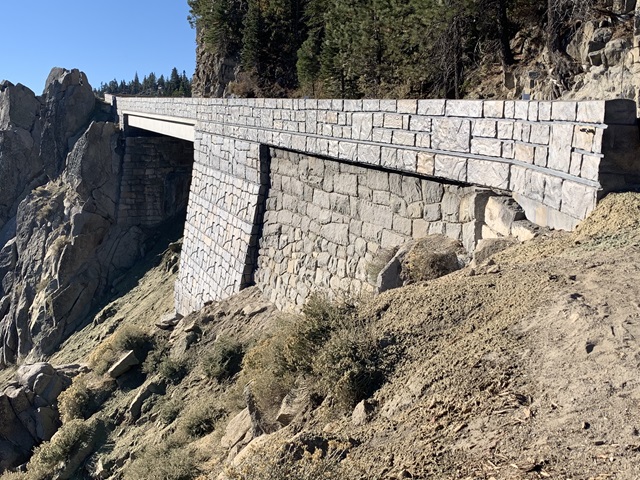 Highway 50 Echo Summit Sidehill Aquaduct