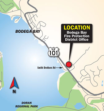Bodega Bay State Route 1 Meeting Map