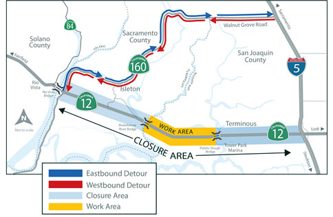 Full Highway Closure SR12