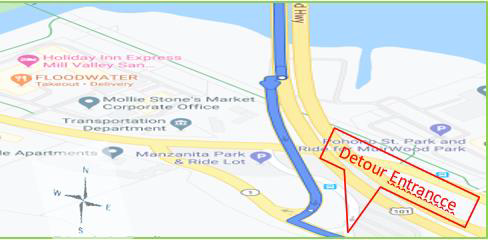 2020-08-07 Manzanita Park and Ride Lot map 2