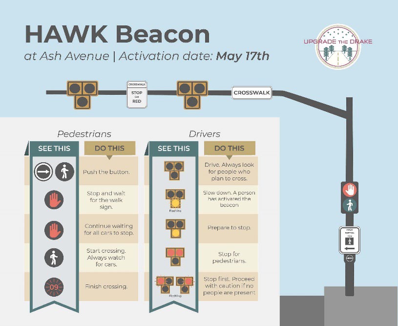 New Pedestrian Beacons Soon to be Activated on State Route 116 in