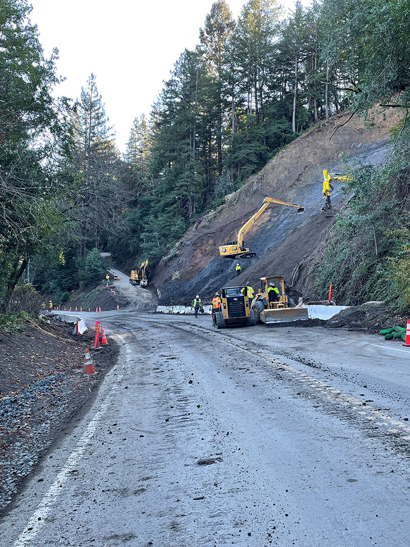 Full Closure on State Route 9 Between Redwood Gulch Rd. and