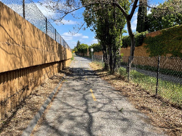 Highway 87 Bikeway bike path along State Route 87 (SR-87) as part of the Pavement Improvement project. The bike path will be closed between Willow Street and State Route 85 (SR-85) at Santa Terresa Boulevard, in the city of San Jose, Santa Clara County