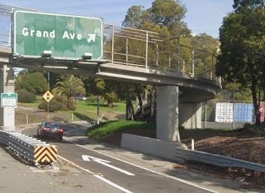 Westbound Interstate 580 Grand Ave Off-Ramp Closure on June, 19.