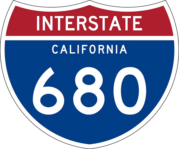 Interstate 680 Highway Shield