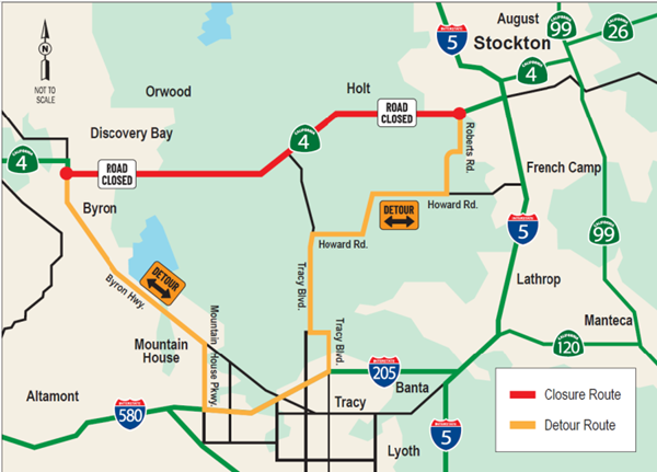 District 10 Advisory: Two, 55-Hour Full Highway Closures of State Route ...