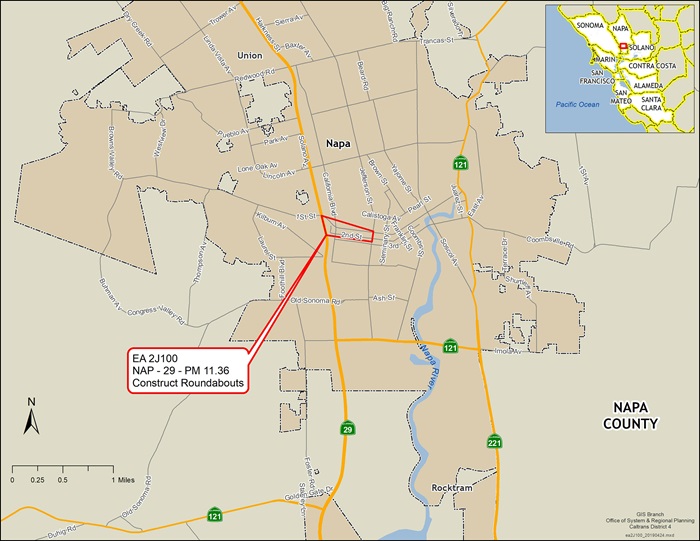 29 Napa Roundabouts Map