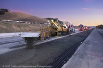 Caltrans District 4 continues to repave southbound Interstate 680 in Alameda County on Saturday, November 4, 2023.