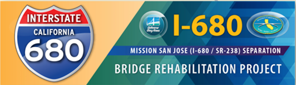 Banner image for the I-680 Mission San Jose (I-680/SR-238) Separation Bridge Rehabilitation Project