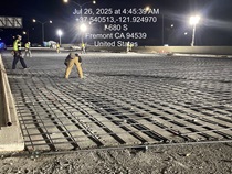 Caltrans installs rebar as part of the Interstate 680 and State Route 238 Separation Bridge Rehabilitation Project on July 26, 2025.