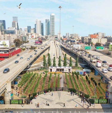 Rendering of what the finished SOMA Fifth Street Tree Nursery project will look like in San Francisco, California.
