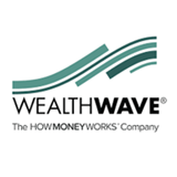 Logo for Wealth Wave. Logo says 