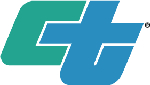 Logo for the California Department of Transportation (Caltrans). A green "c" interlocking with a blue "t".