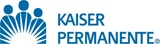 Logo for Kaiser Permanente. Features an icon of three blue silhouettes behind a white multi-pronged star. The text 