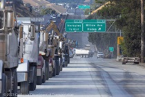 Photograph of work being done for the repaving project on Interstate 80 in Contra Costa County. Taken on the morning of September 2, 2023.