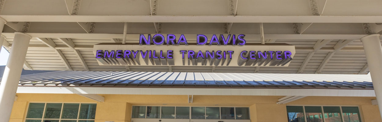 Banner image of the Emeryville Amtrak Station.
