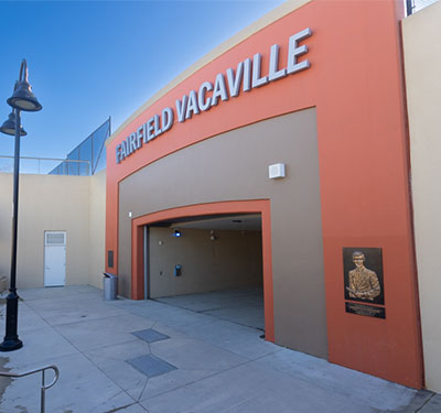 Image of the Fairfield-Vacaville Hannigan Amtrak Station.