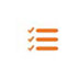Icon list with checkmarks
