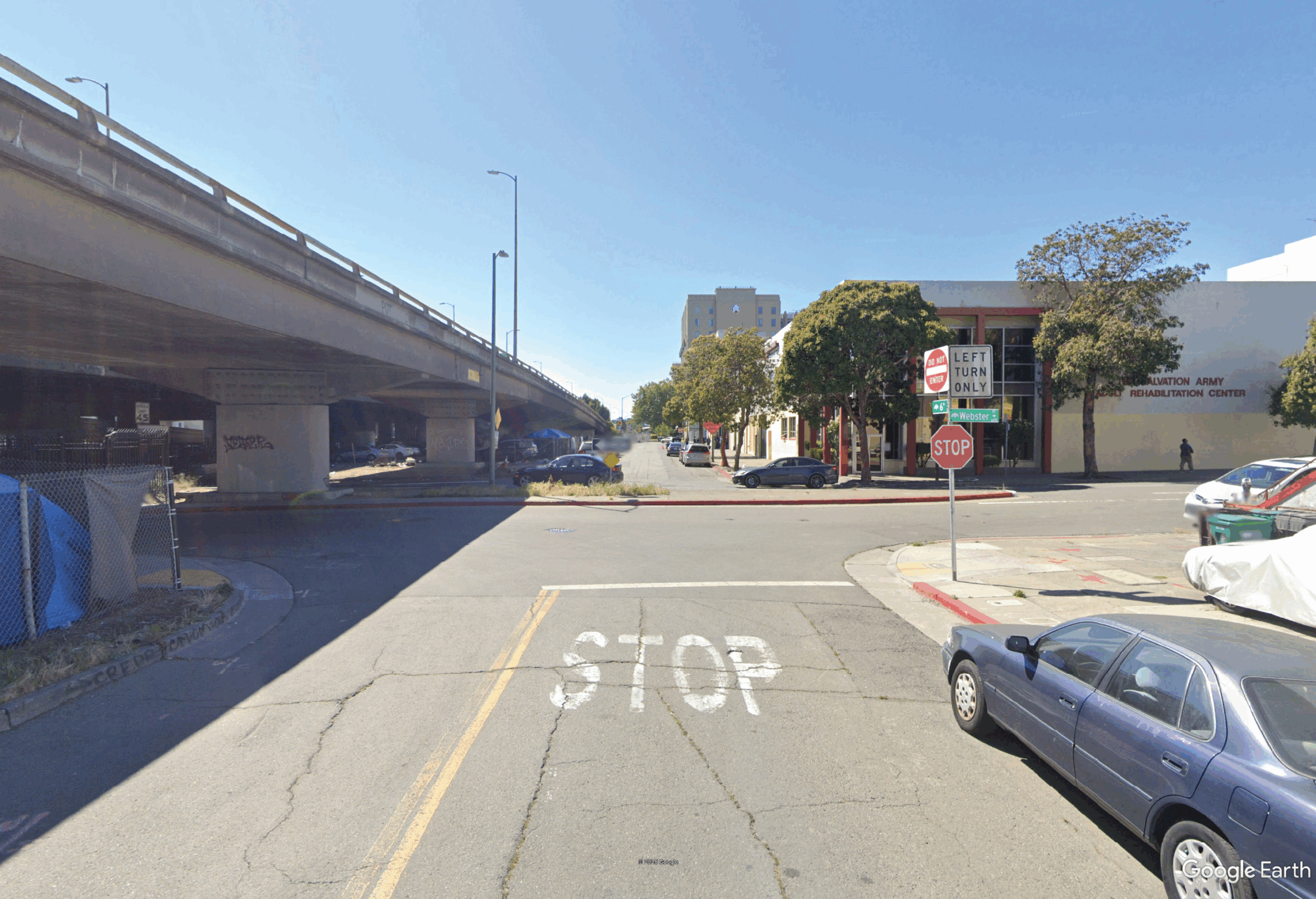 Oakland Alameda Access Project before image of 6th and Webster Streets.