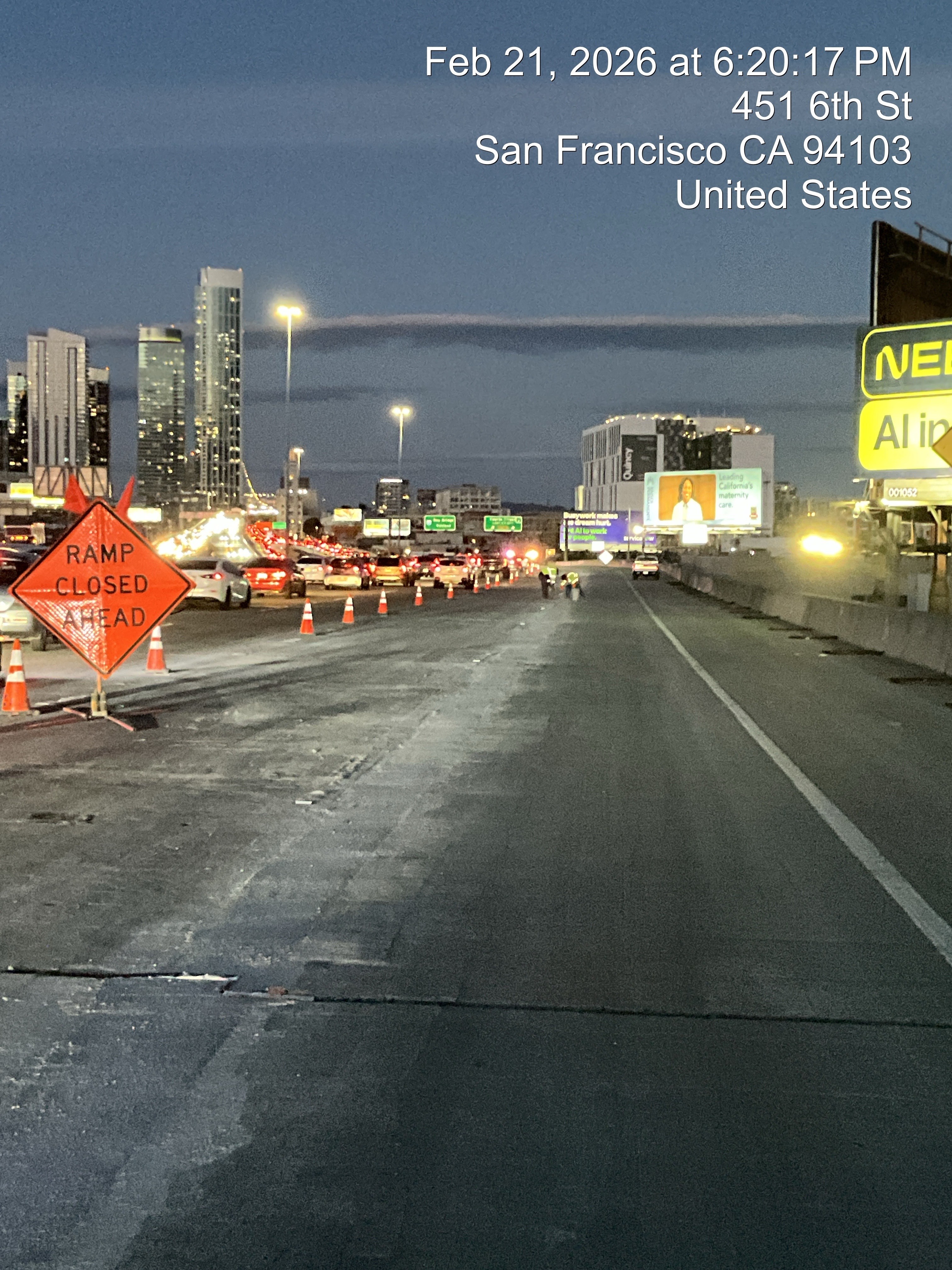 Caltrans completes the weekend closure of the 4th St. off-ramp at the Eastbound Interstate 80 (EB I-80) freeway, which began Friday, February 20, 11:00 p.m., has concluded ahead of schedule with the successful installation of a 3-foot-deep deck replacement and bridge joint. The off-ramp was reopened as of 9:35 p.m., Saturday, February 21