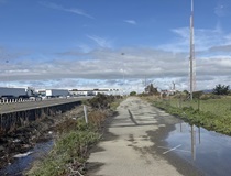 Beach Access Road Northeast of San Francisco–Oakland Bay Bridge Toll Plaza.