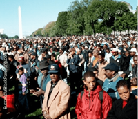 crowd at Washington Monument