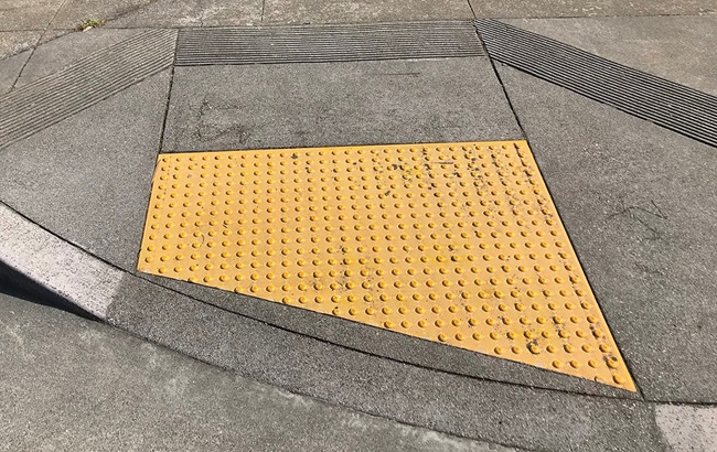 ADA Compliant Curb Ramp \