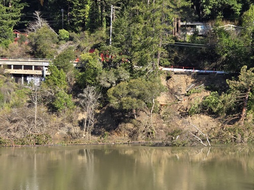 Old Wall and New Slide