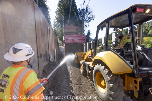 Hosing down
