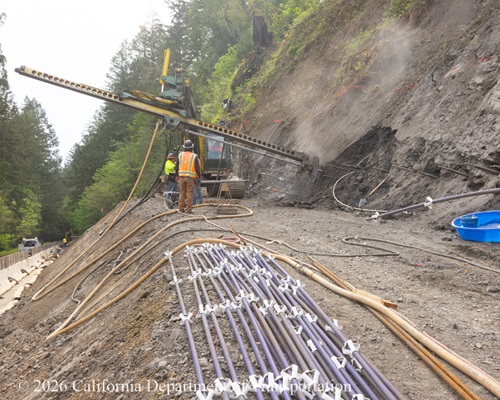 Soil Nail Drilling two