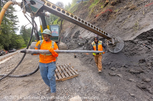 Soil Nail Drilling three