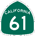 Highway shield for California State Route 61
