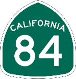 Highway shield for California State Route 84