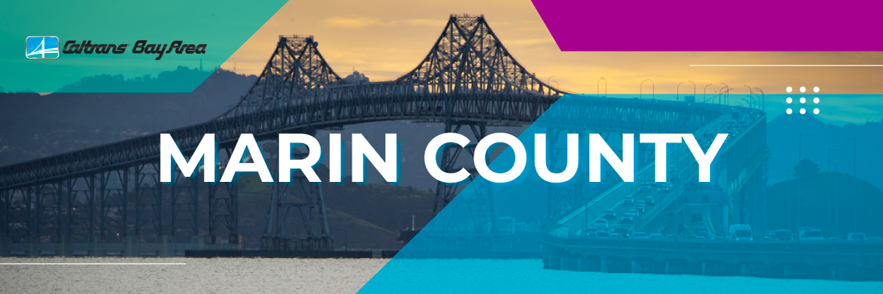 Header image for the Marin County Caltrans Newsletter..