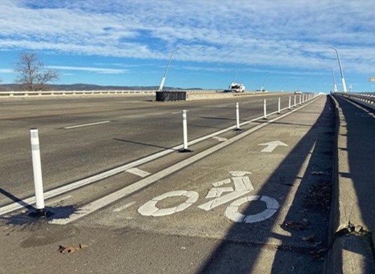 Napa County, State Route 29 Roadway Improvements showing bike path.