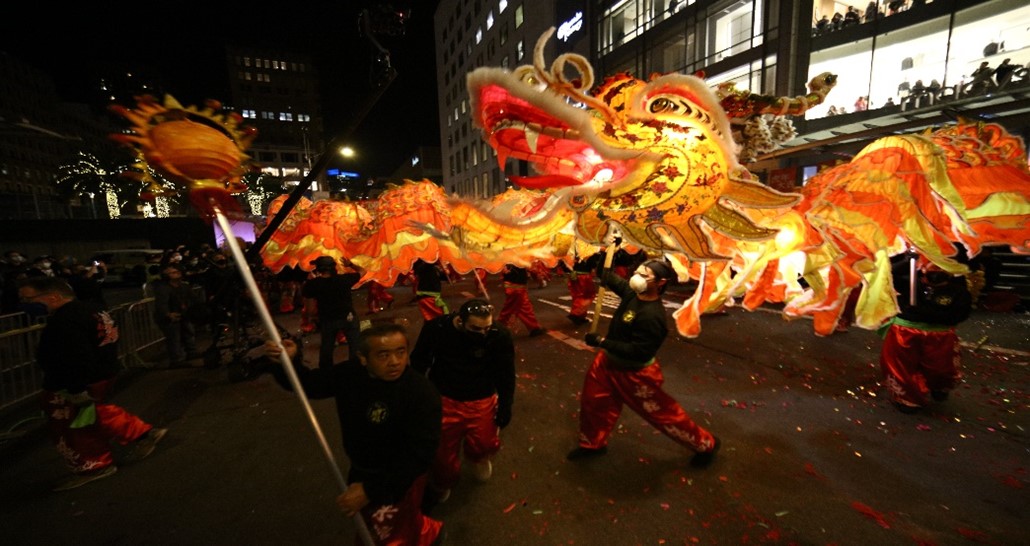 Lion Dance at San Francisco's Chinese New Years Parade 2025