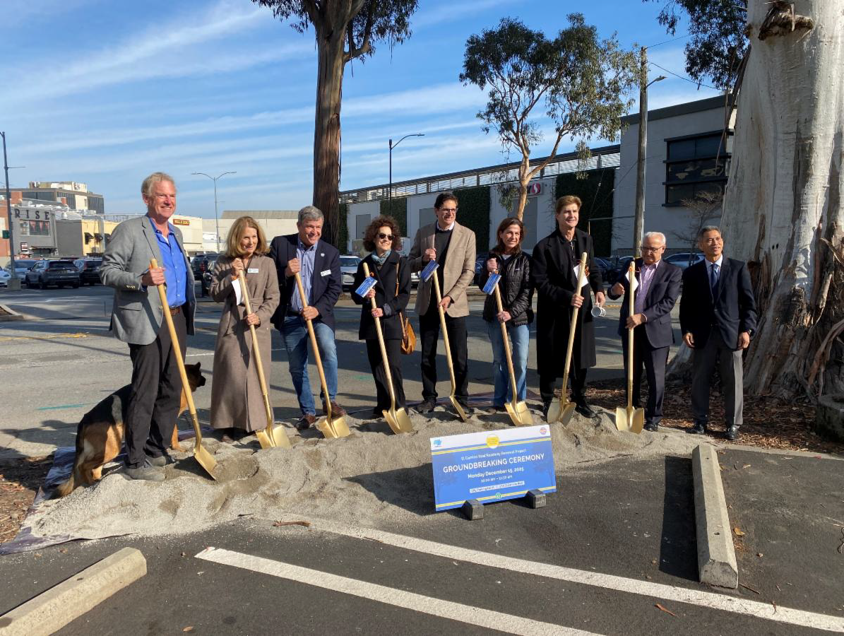 Caltrans, together with local elected officials, celebrate the El Camino Real Renewal Project groundbreaking.