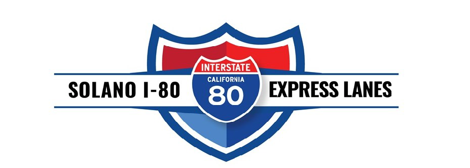 Logo for the Solano I-80 Express Lanes project