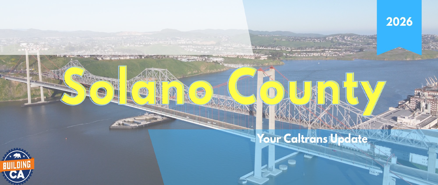2026 banner image for the Solano County Caltrans Newsletter